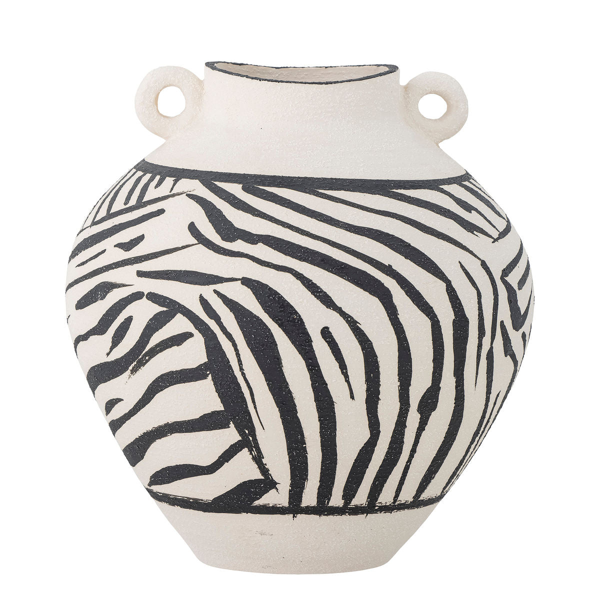 Bloomingville Togo Vase, Black, Stoneware