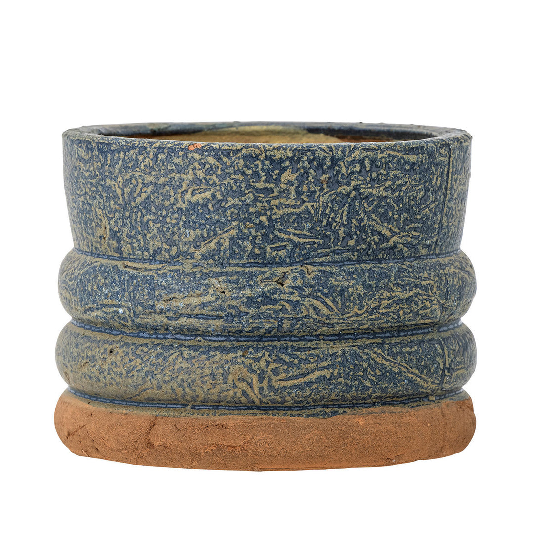 Creative Collection Maizun Herbal Potted Hears, Blue, Terracotta
