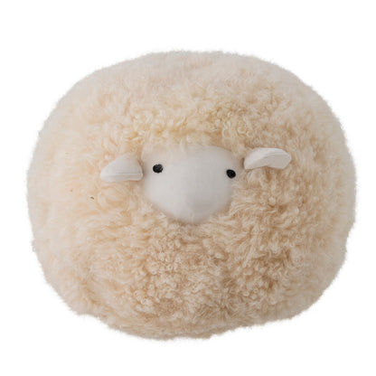 Bloomingville Mini Rubert Teddy Bear, Nature, Lambskin