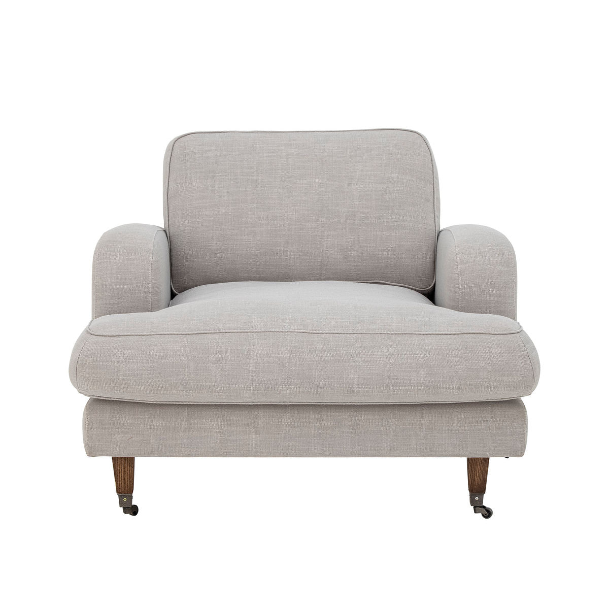 Creative Collection Augusta Loungestol, Natur, Polyester - Creative Collection - DesignGaragen.dk
