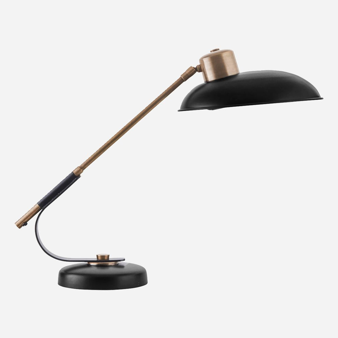 House Doctor table lamp, Art Deco, Black-L: 60 cm, H: 50 cm, DIA: 32 cm