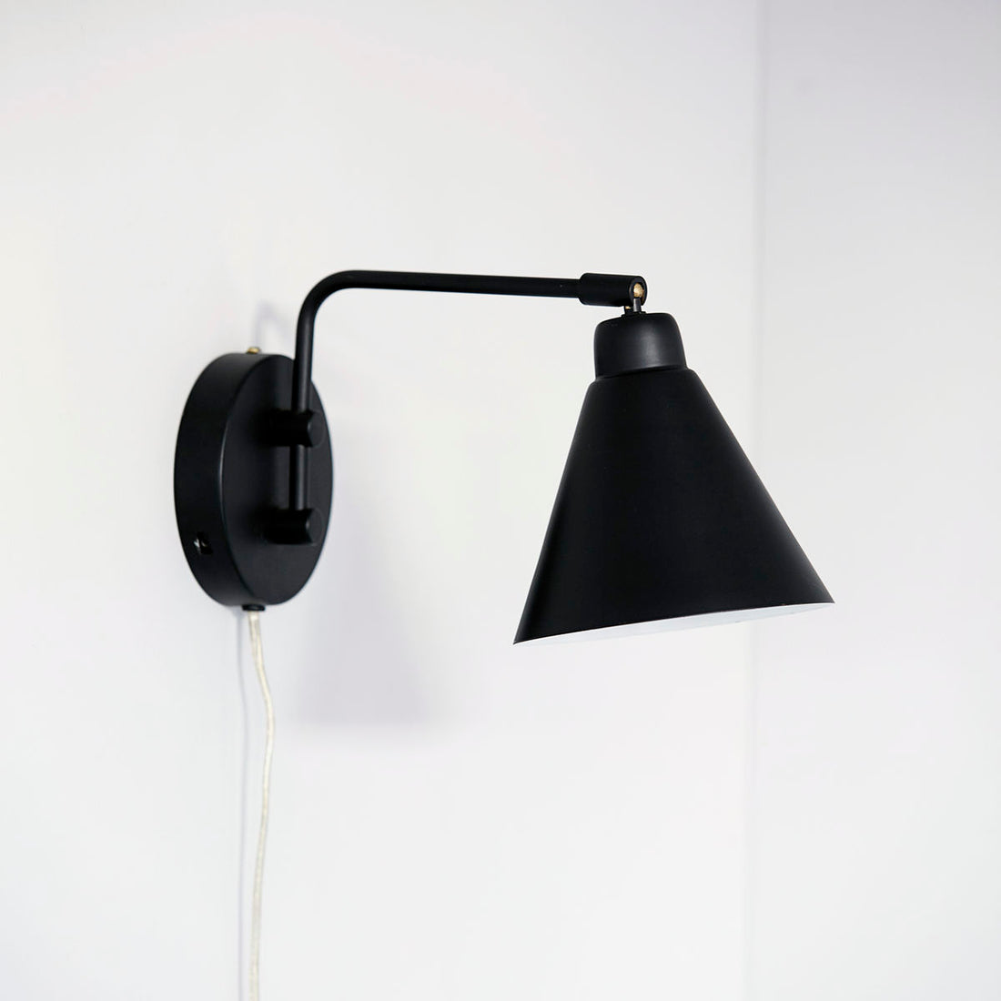 House Doctor Wall Lighting, Game, Black-L: 30 cm, DIA: 15.6 cm