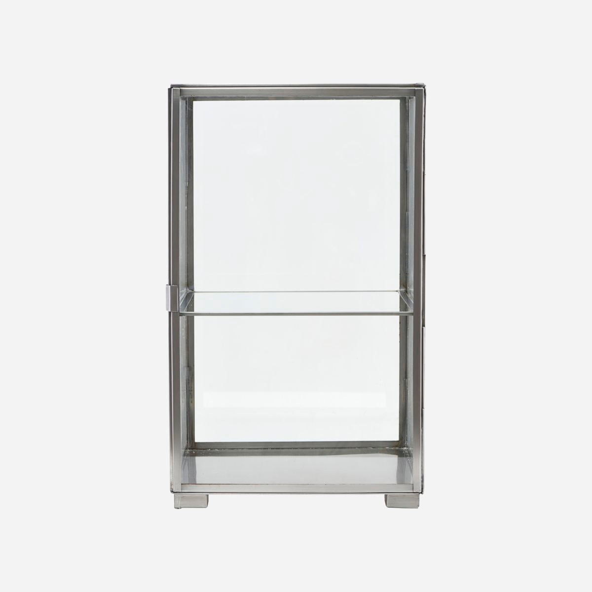 House Doctor-Vitrine cabinet, glass, zinc-l: 25 cm, w: 25 cm, h: 41 cm