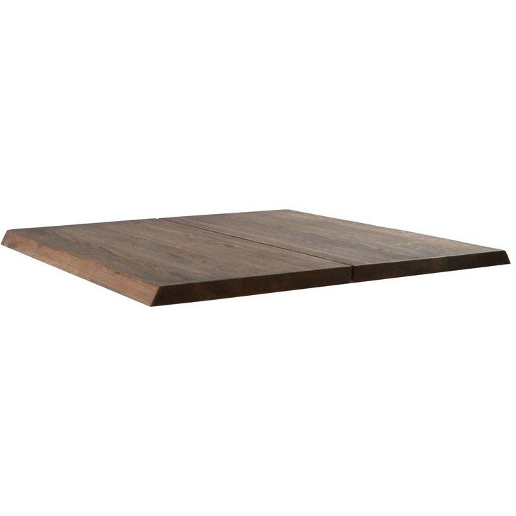 House of Sander Curve Table Top, 80x80, Smoked Oil - FSC