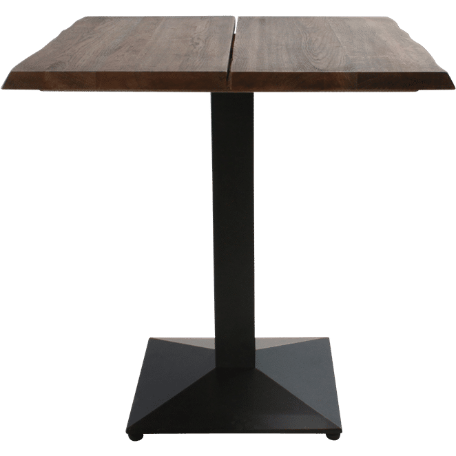 House of Sander Curve Table Top, 80x80, Smoked Oil - FSC