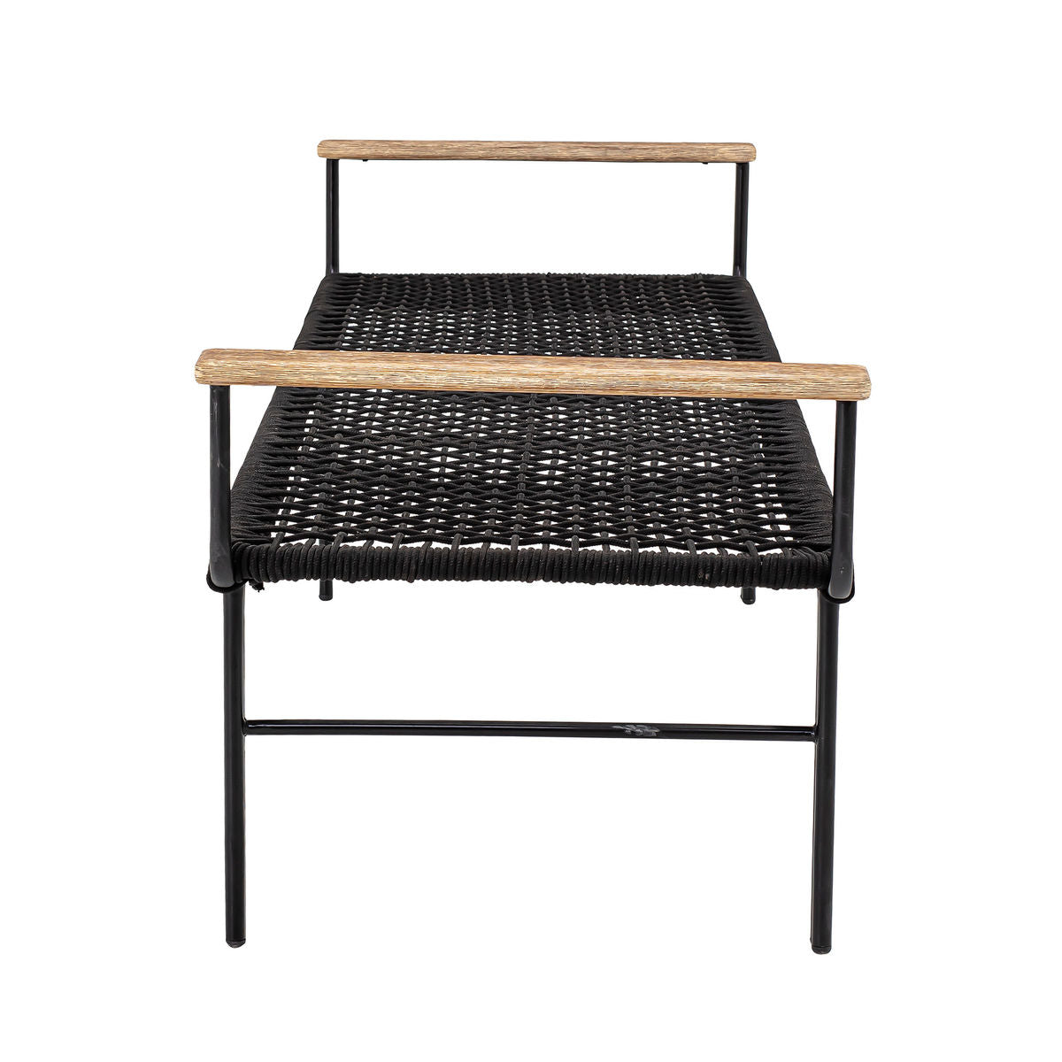 Bloomingville Mundo bench, black, metal