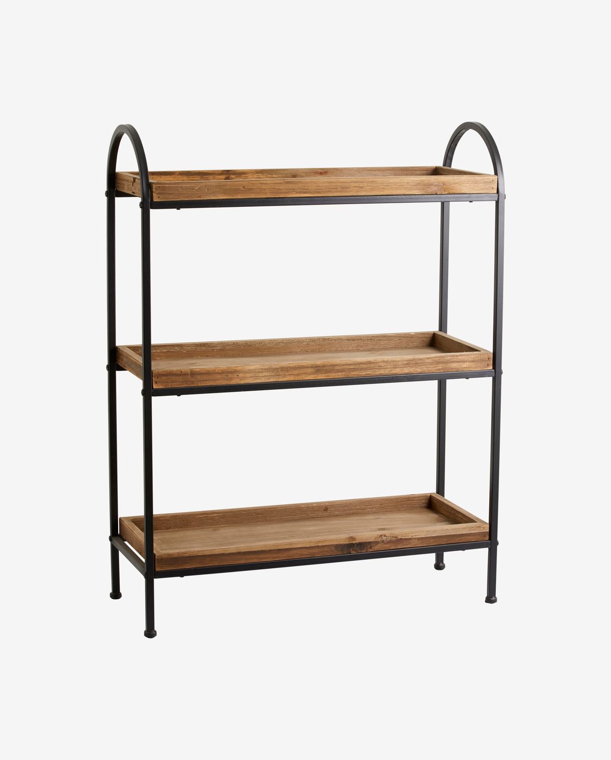 Patna iron shelf - wood