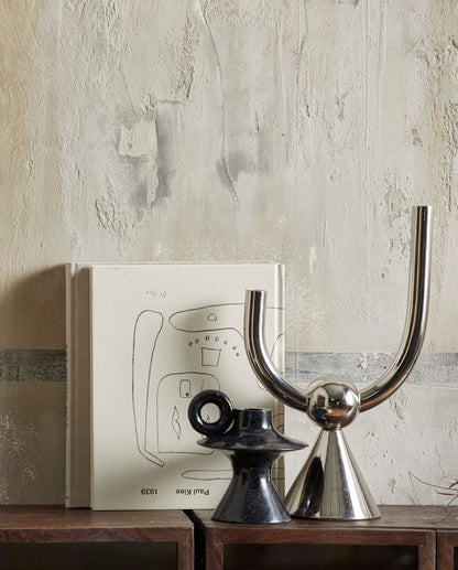 Corfu candlestick - chrome