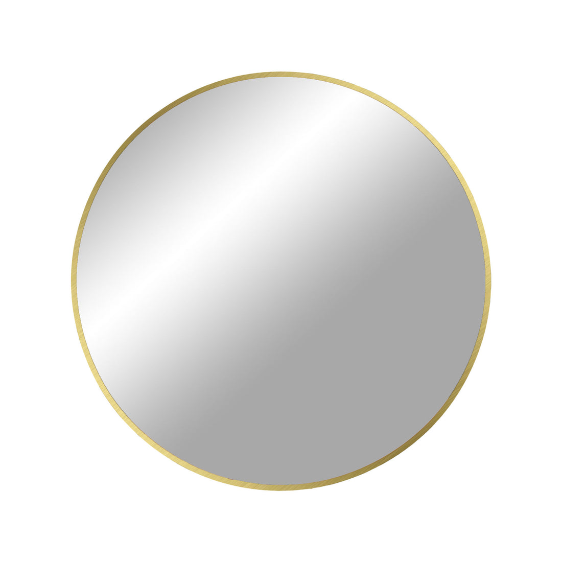 Madrid mirror - mirror in aluminum, brass look, Ø60 cm - 1 - pcs