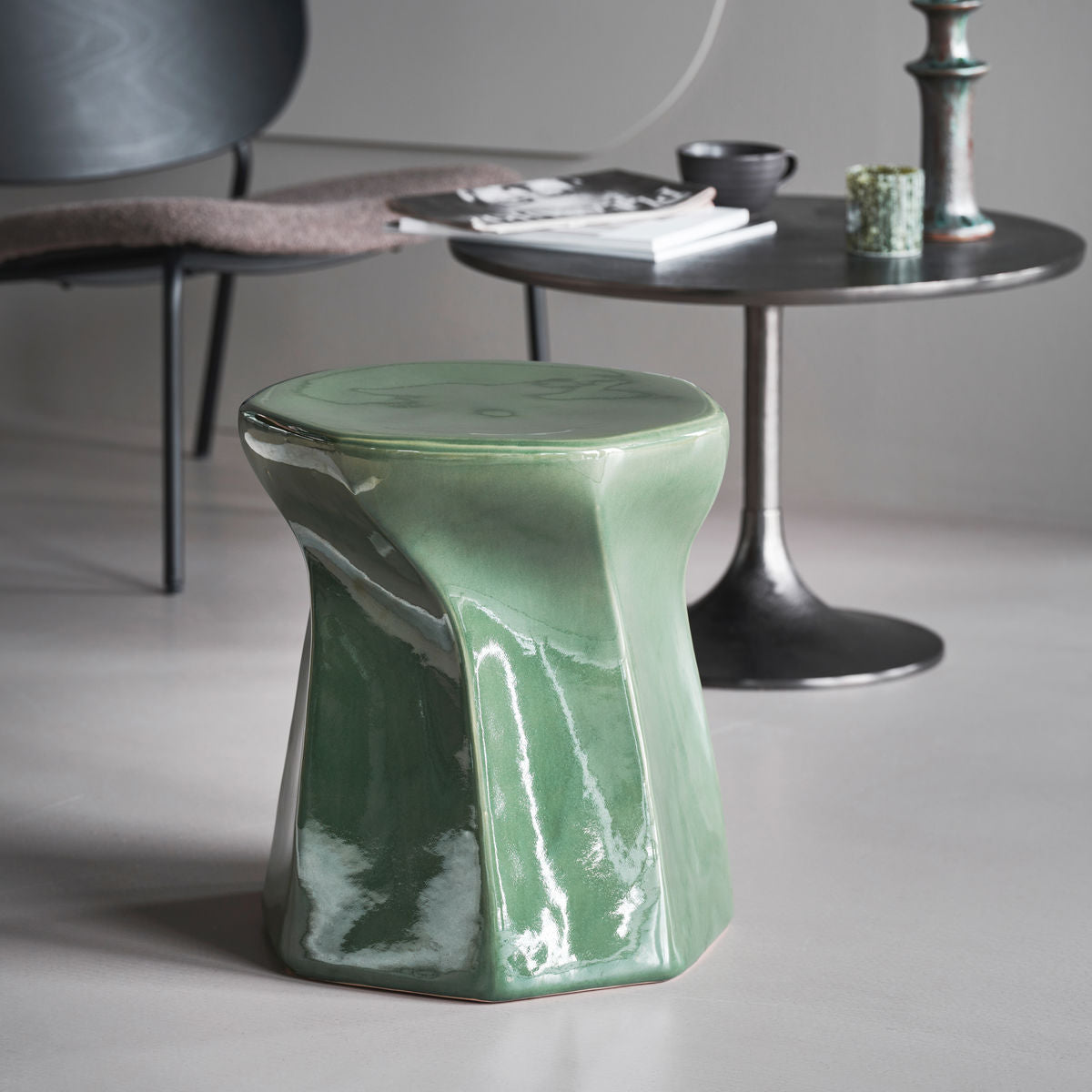House Doctor stool, hdlapo, green