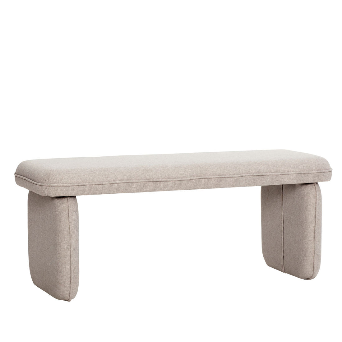 Hübsch Mellow Bench - Sand 100x38xH40cm