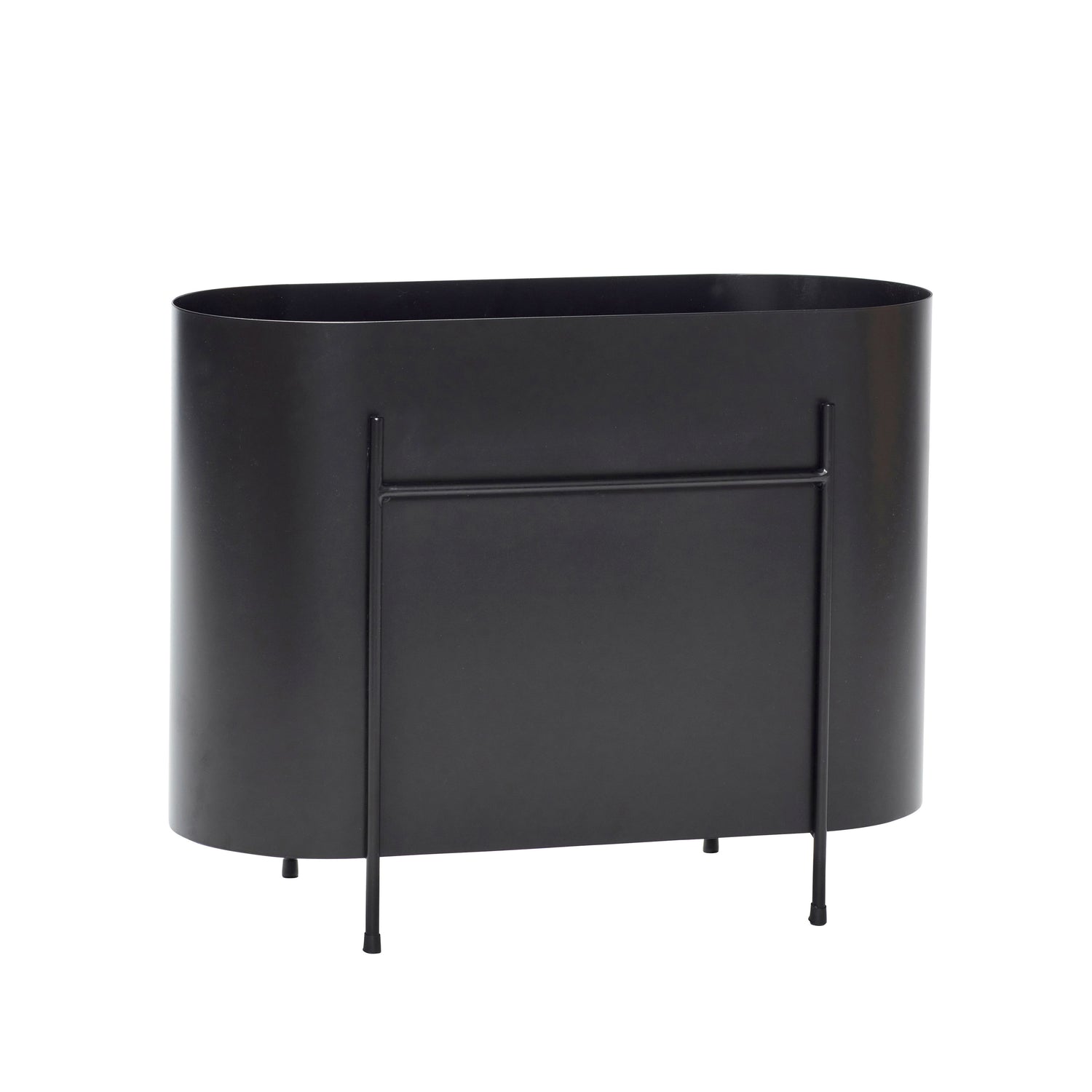 Hübsch Oblong Plantekasse Sort - Hübsch - DesignGaragen.dk