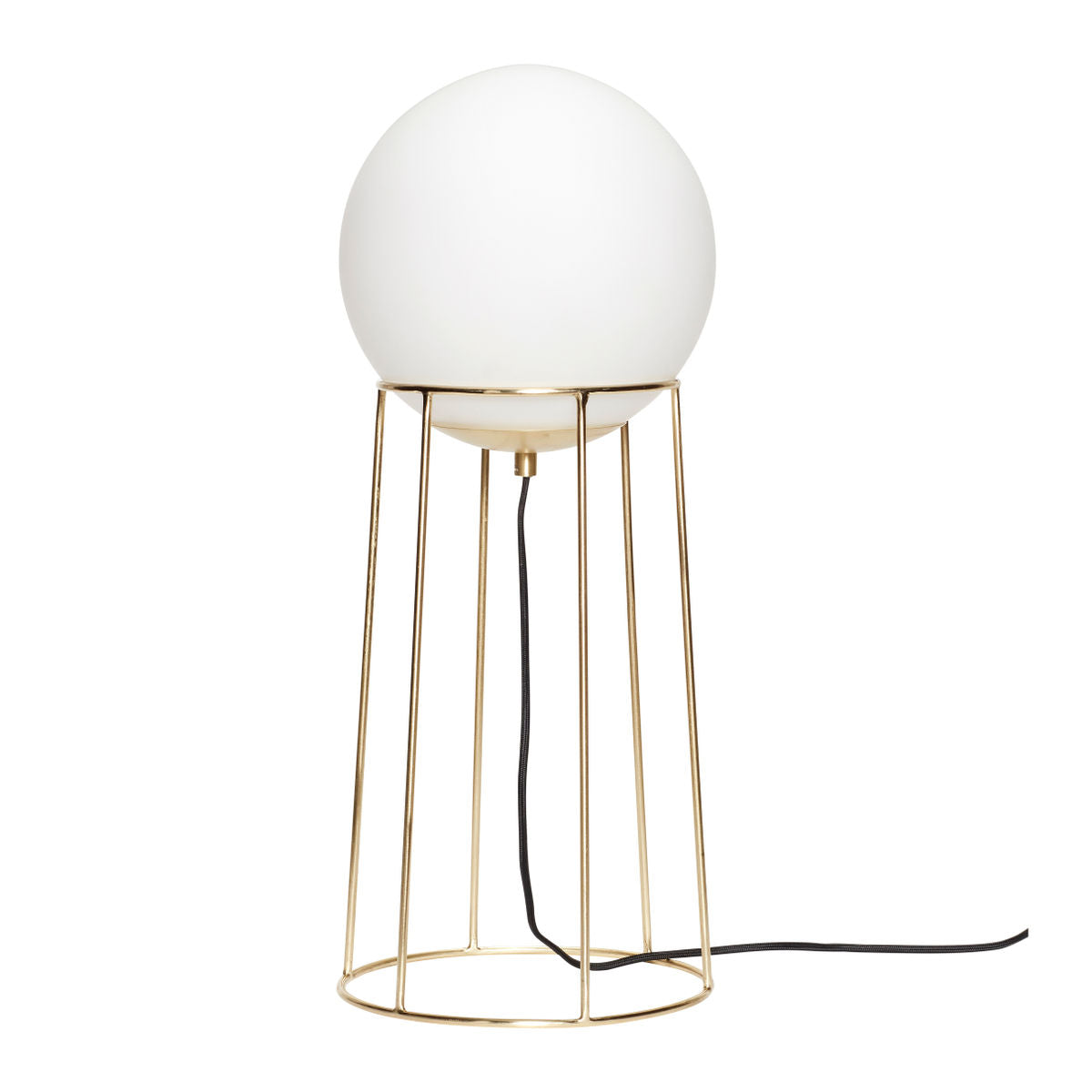 Hübsch Balance Lamp Large Brass Color/White