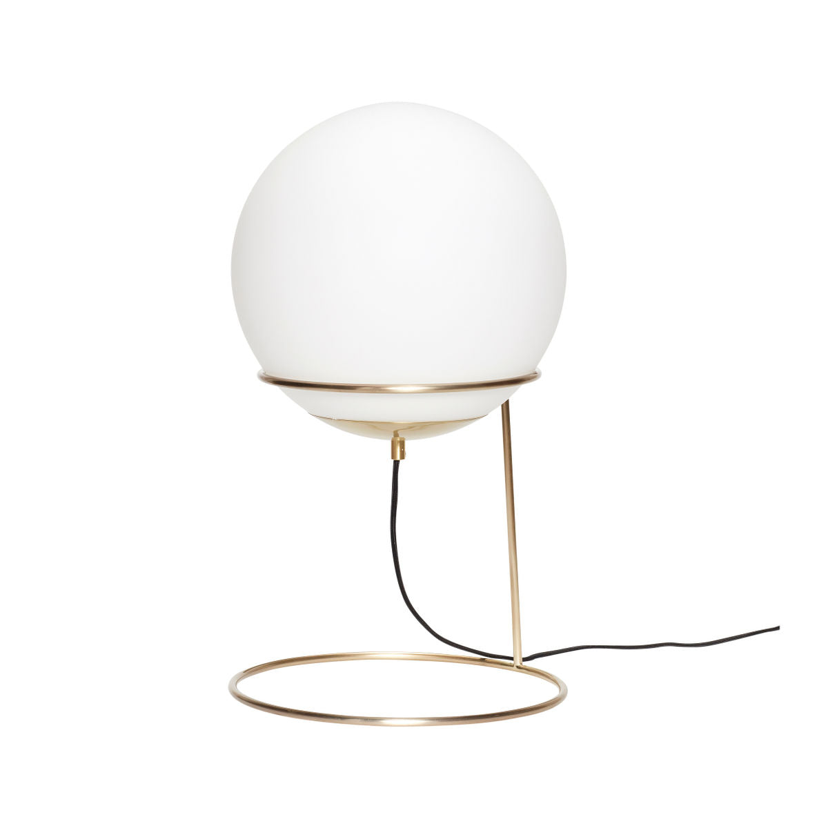 Hübsch Balance Lamp Small Brass Color/White