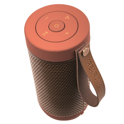 Kreafunk - Wireless speaker with strap aFUNK coral bronze