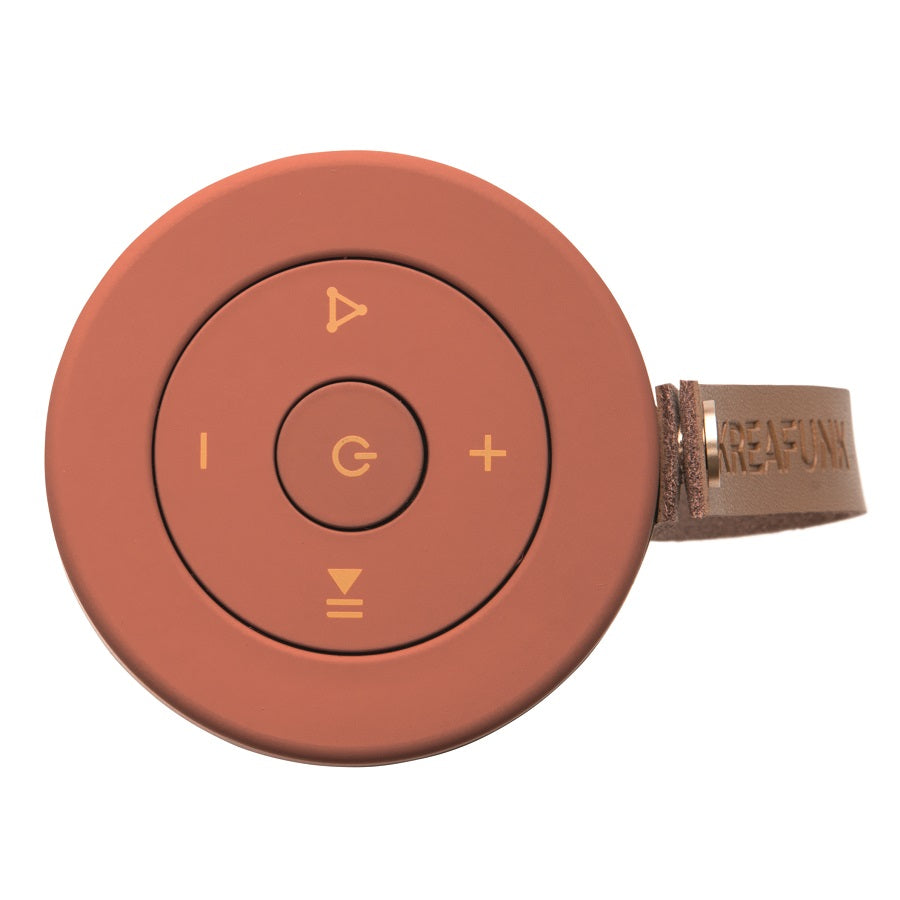 Kreafunk - Wireless speaker with strap aFUNK coral bronze