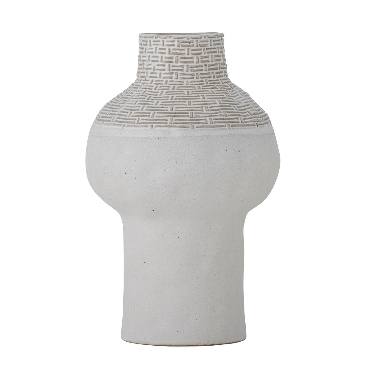 Bloomingville Iyore Vase, White, Stoneware