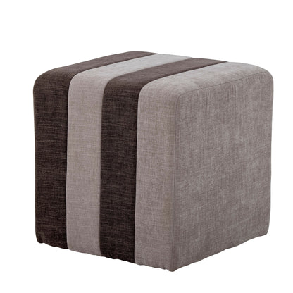 Bloomingville Flint Puf, Brun, Polyester - Bloomingville - DesignGaragen.dk
