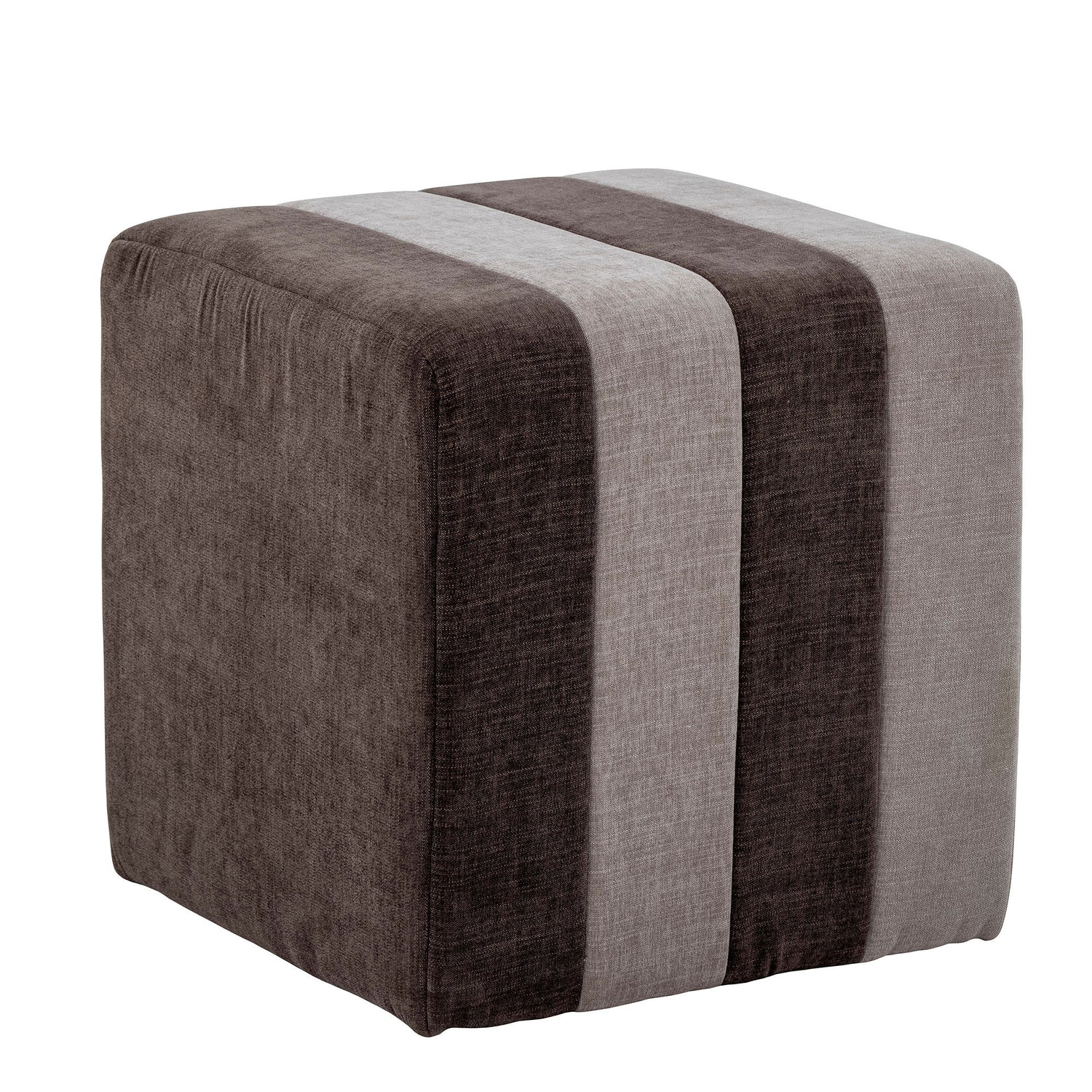 Bloomingville Flint Puf, Brun, Polyester - Bloomingville - DesignGaragen.dk