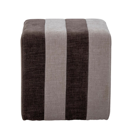 Bloomingville Flint Puf, Brun, Polyester - Bloomingville - DesignGaragen.dk