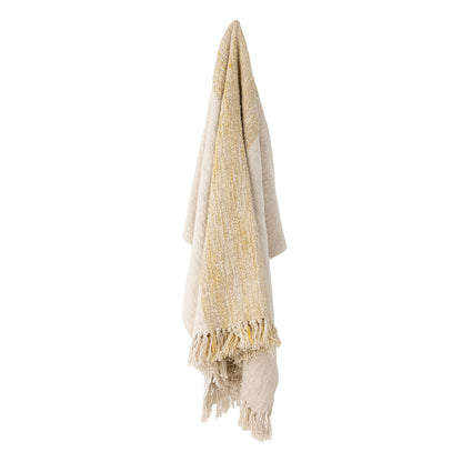 Creative Collection Giuliana Plaid, Natur, Bomuld - Creative Collection - DesignGaragen.dk