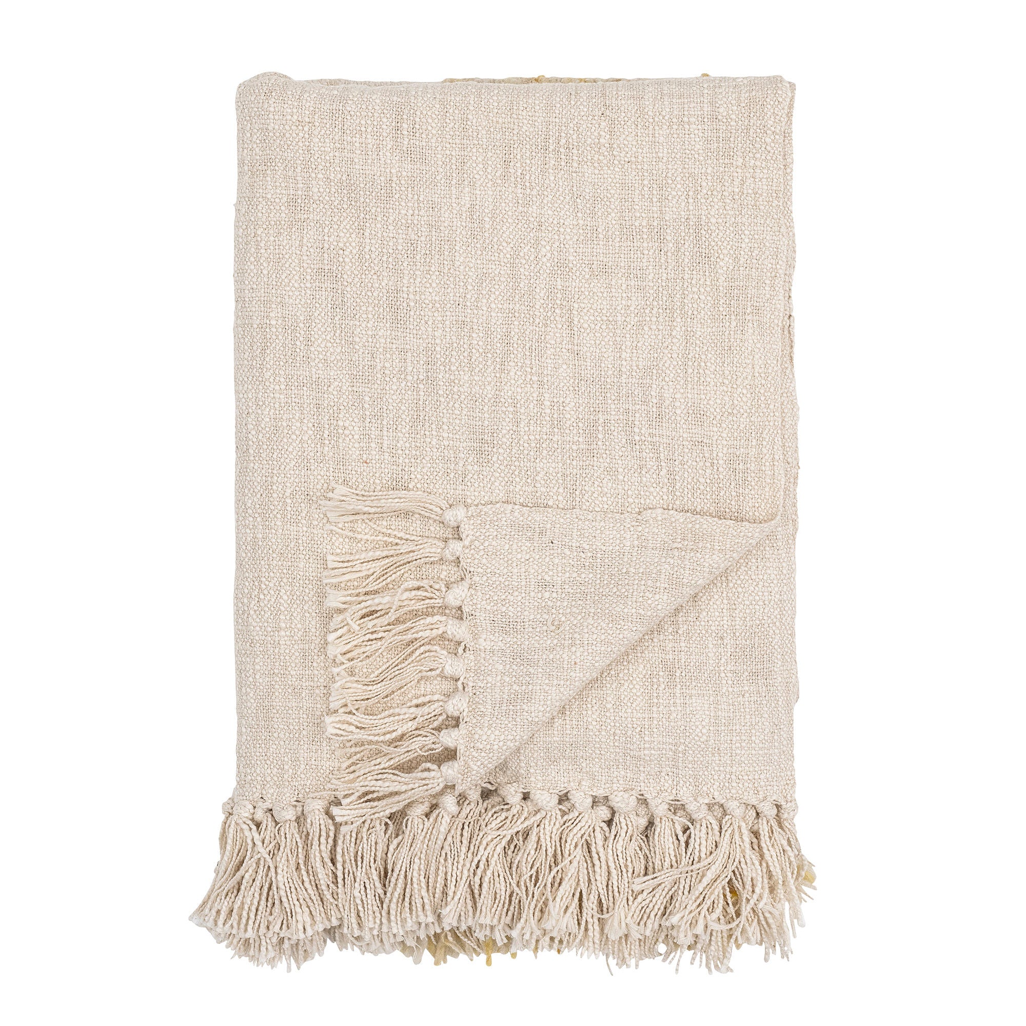 Creative Collection Giuliana Plaid, Natur, Bomuld - Creative Collection - DesignGaragen.dk