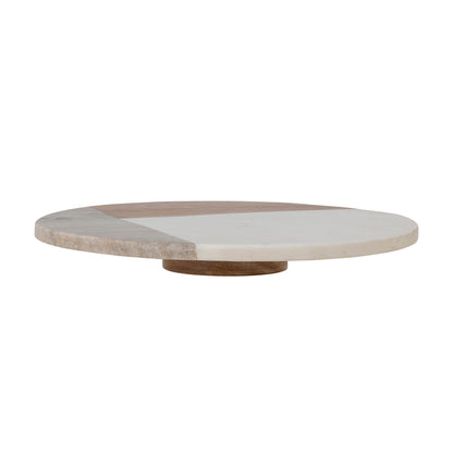 Creative Collection Olly Serving Tray, Hvid, Marmor
