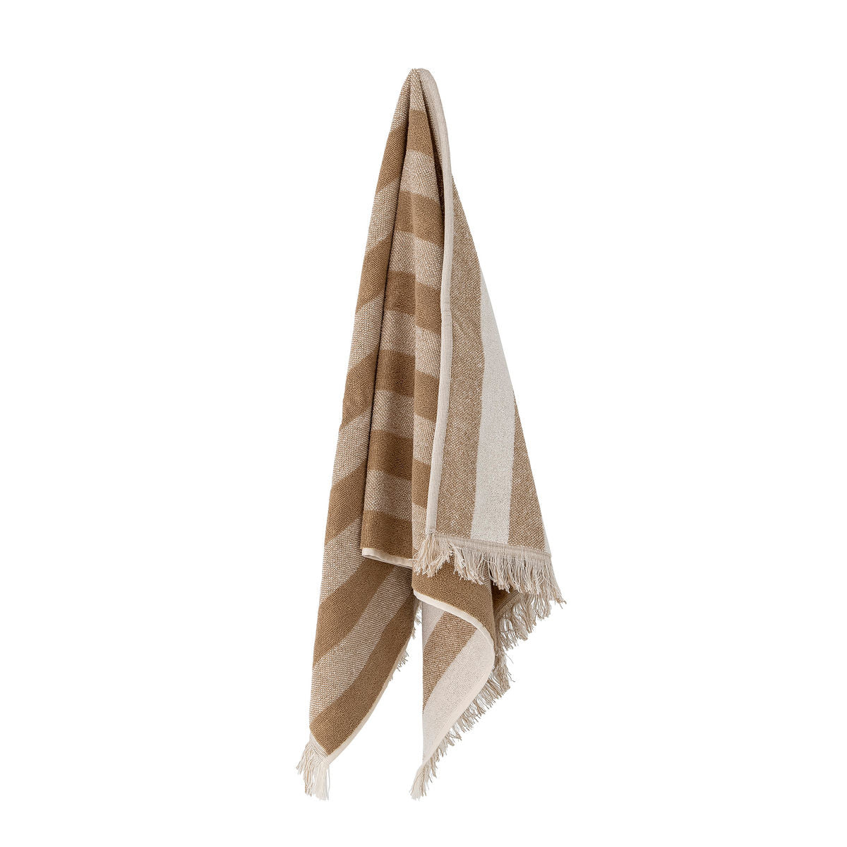 Bloomingville Elaia towel, brown, cotton