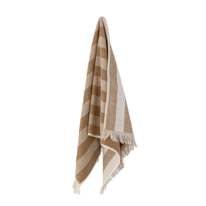 Bloomingville Elaia towel, brown, cotton
