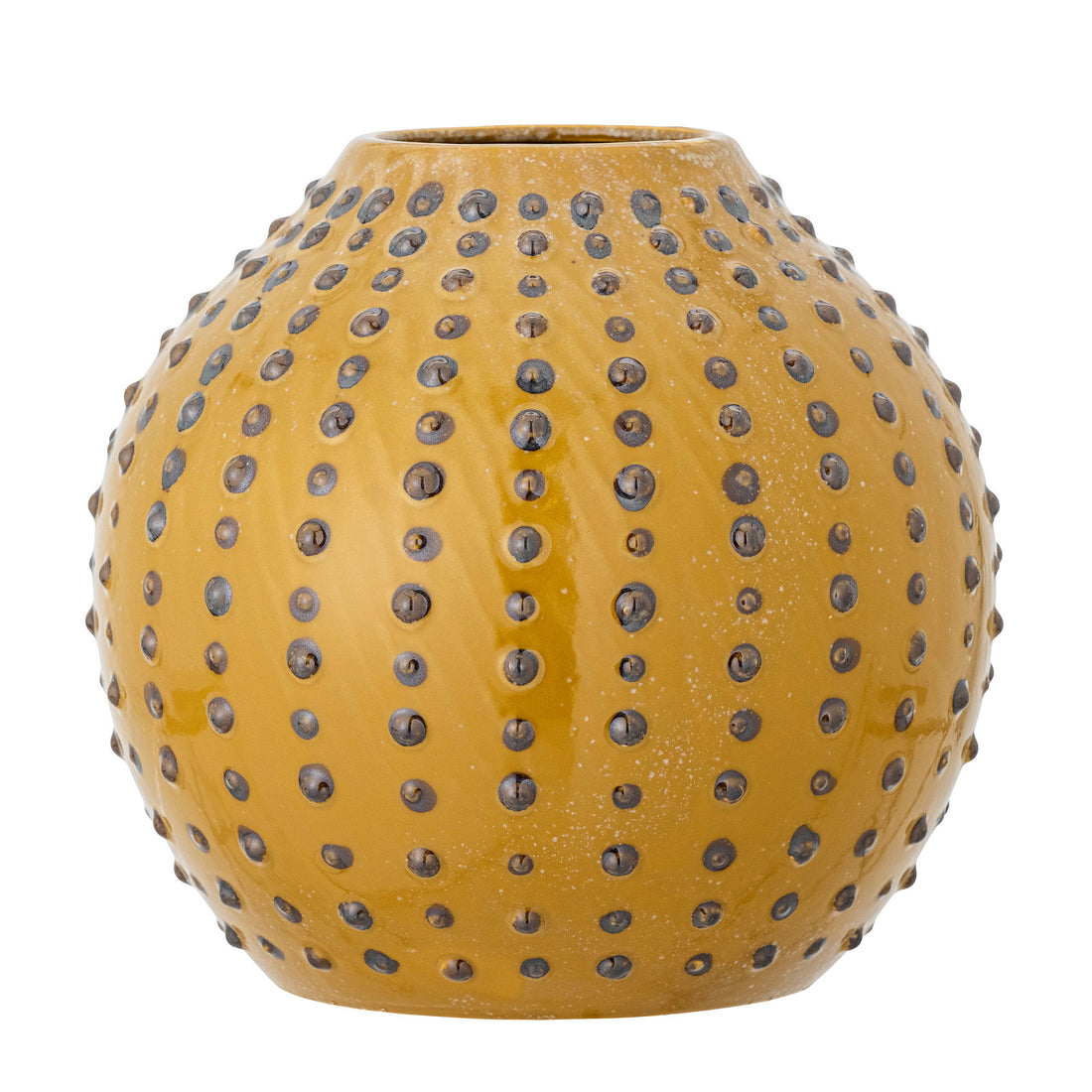 Creative Collection Toofan Vase, Yellow, Stoneware