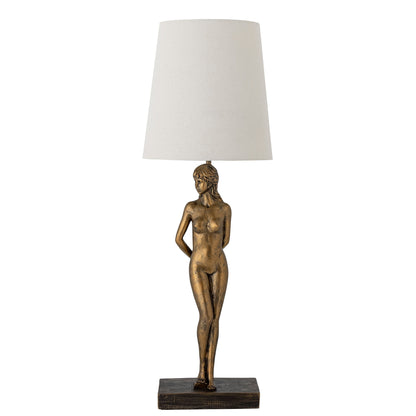 Creative Collection Fabiana Table Lamp, Brass, Polyresin