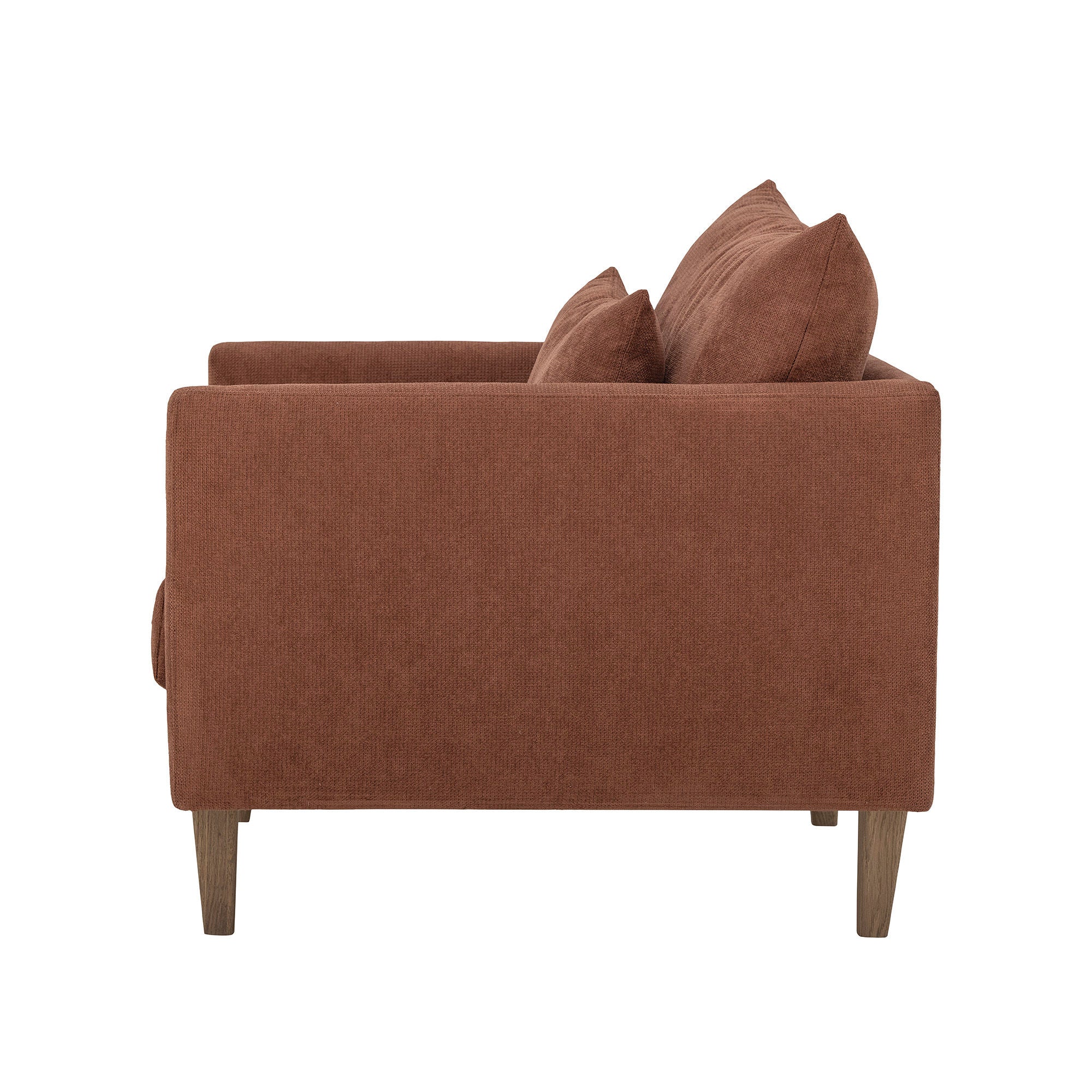 Creative Collection Thess Lounge Chair, Brown, FSC® Mix, Regain Poly