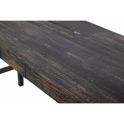 Creative Collection Cali Dining Table, Black, Recycled Wood