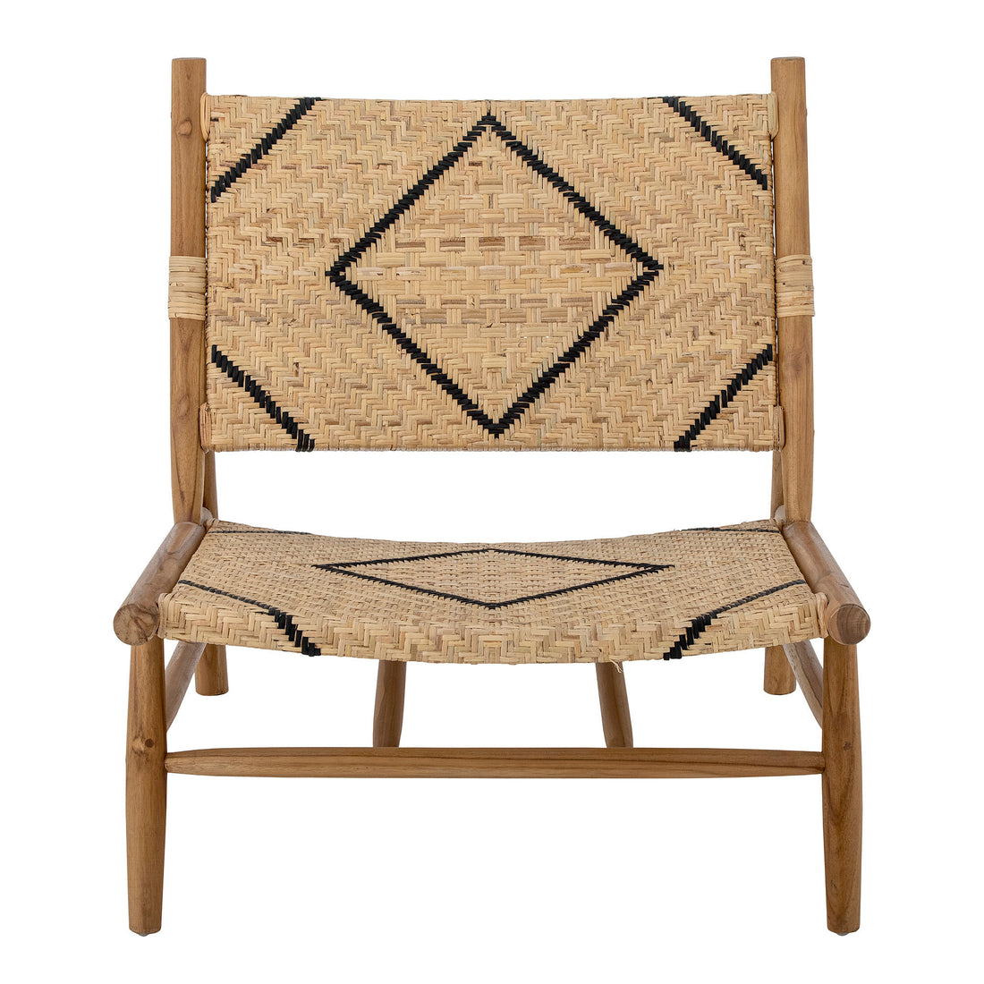 Creative Collection Lennox Lounge Chair, Natural, Teak