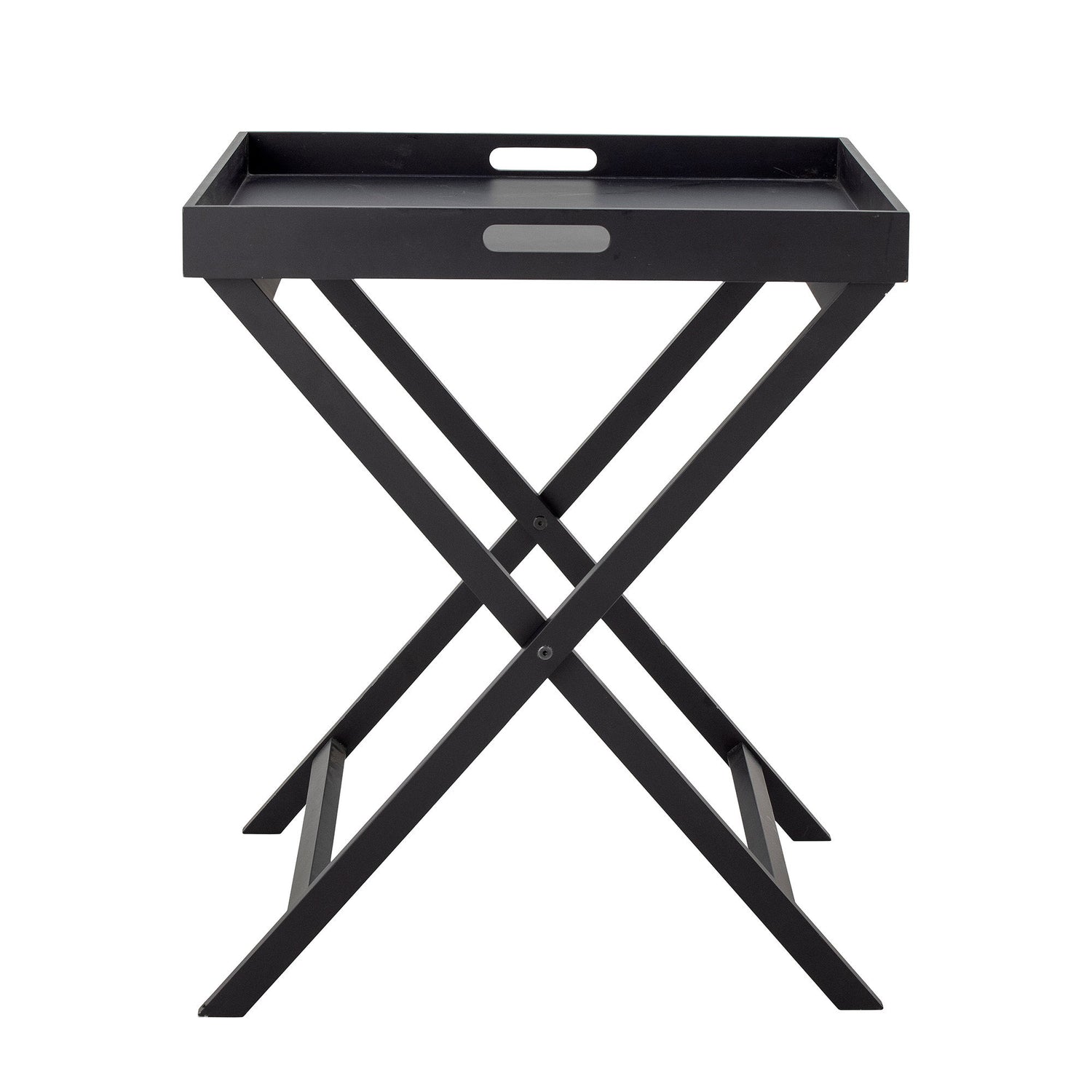Bloomingville Cosme tray table, black, mdf