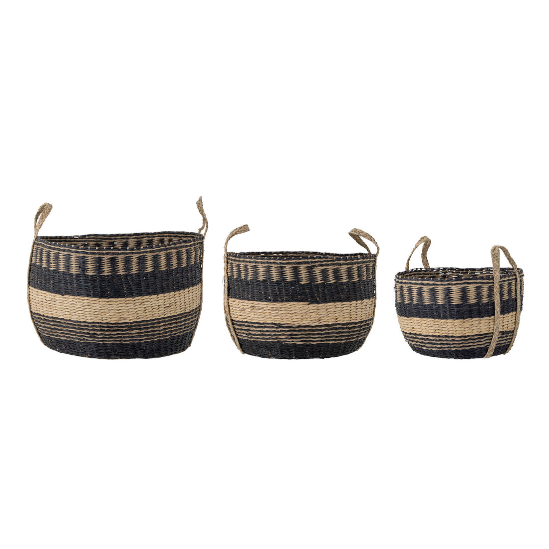 Creative Collection Sania Basket, Black, Sea grass