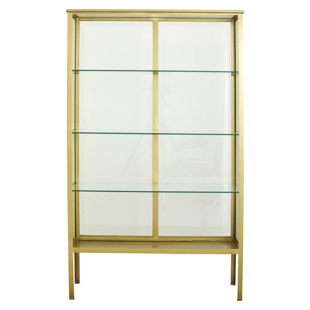 Nordal MAKALU display cabinet, golden