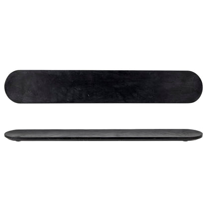 Bloomingville Emmali tray, black, marble