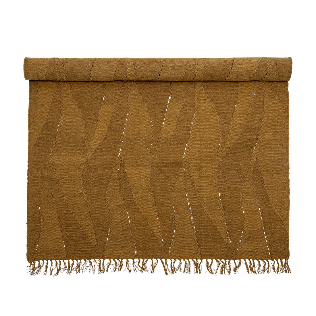 Bloomingville zola rug, brown, wool