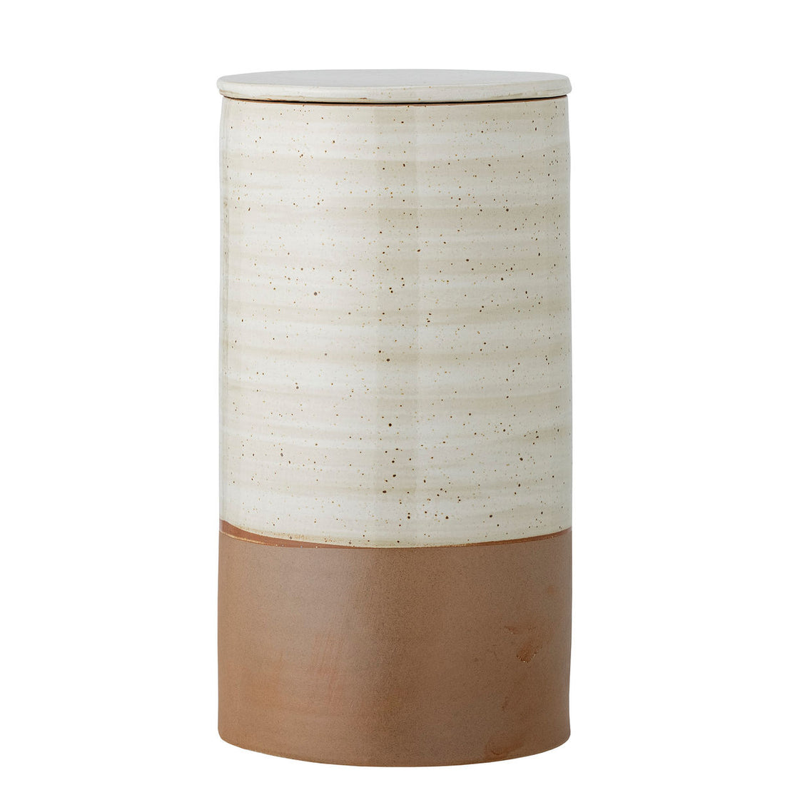 Bloomingville Okan Pot w/lid, brown, stoneware