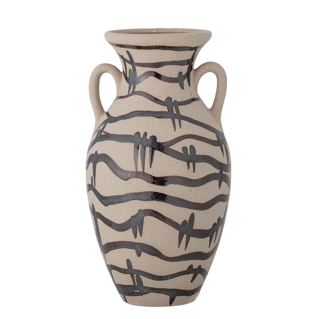 Bloomingville Ohana Vase, Black, Stoneware
