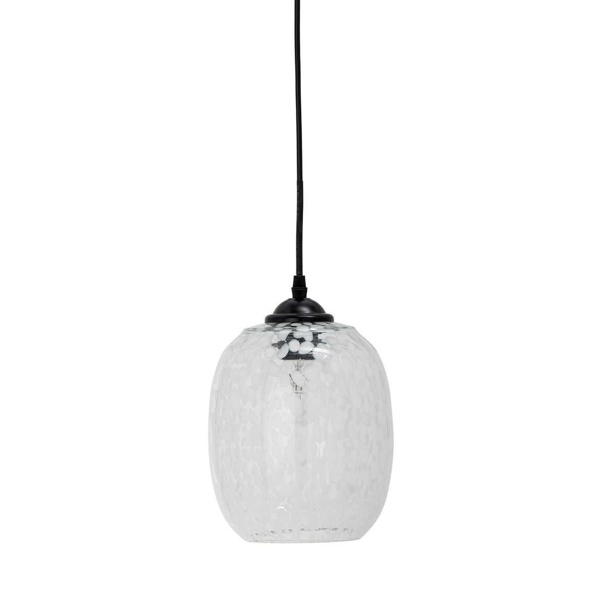 Bloomingville Gisele pendant, white, glass