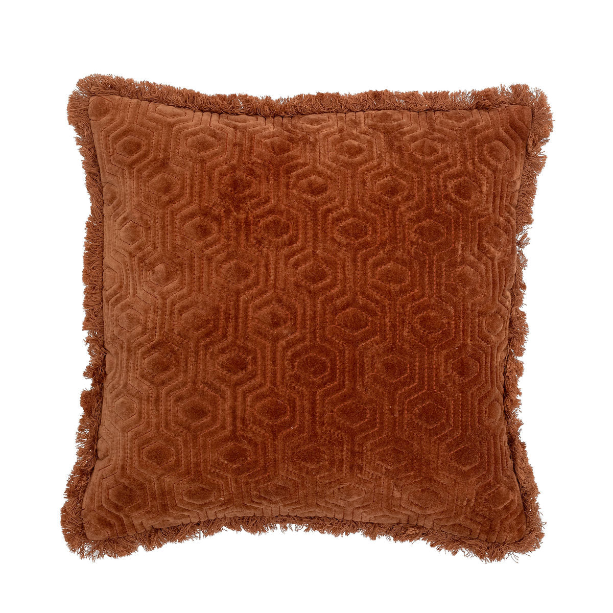 Bloomingville Mahado Cushion, Orange, Cotton