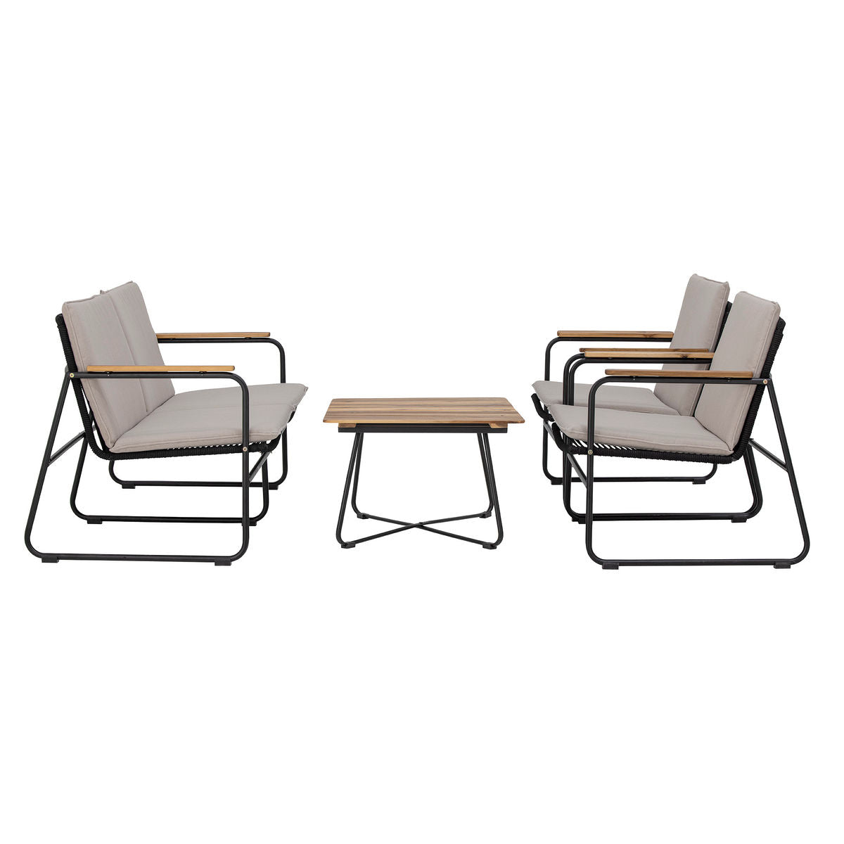 Bloomingville Hampton Lounge Stol, Sort, Metal - Bloomingville - DesignGaragen.dk