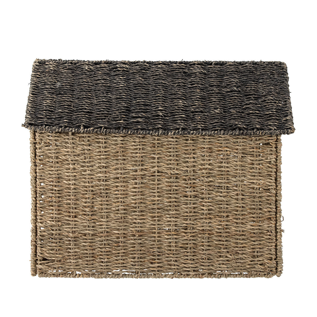 Bloomingville Mini Fredie Basket w/lid, nature, seagrass