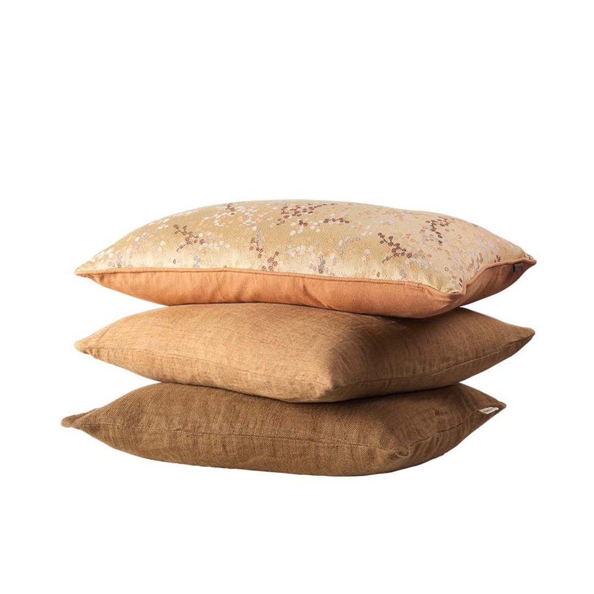 Cozy Living Luxury Light Linen Cushion Cover - Caramel