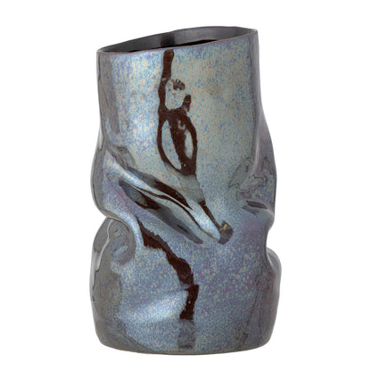 Bloomingville Apio Vase, Black, Stoneware