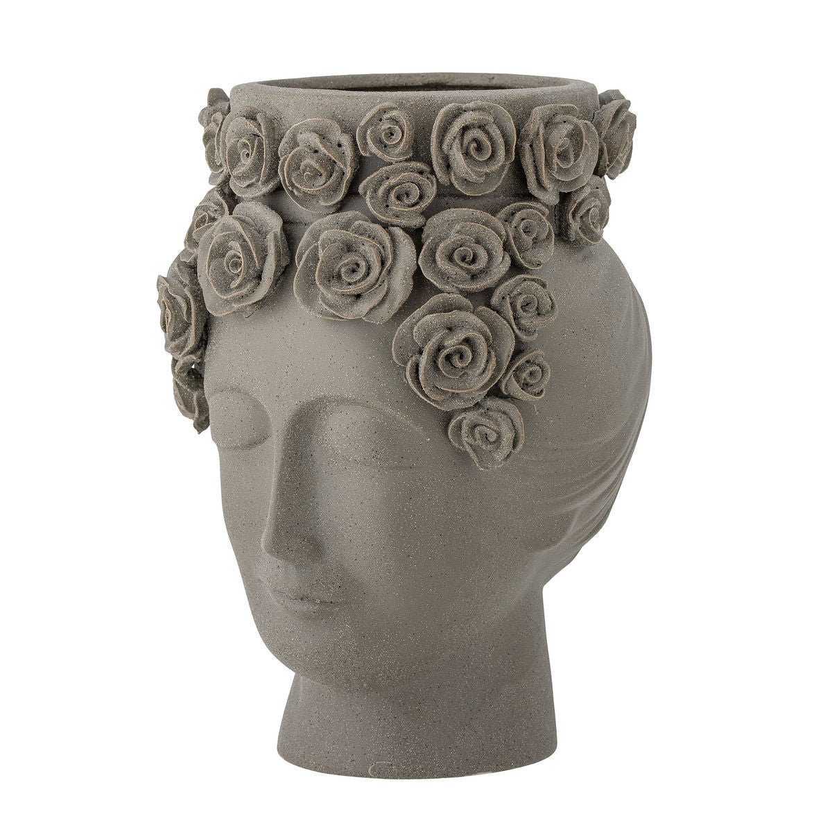 Bloomingville Akira vase, gray, stoneware