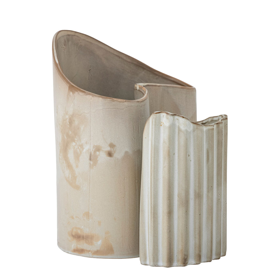 Bloomingville Henaj Vase, Brown, Stoneware