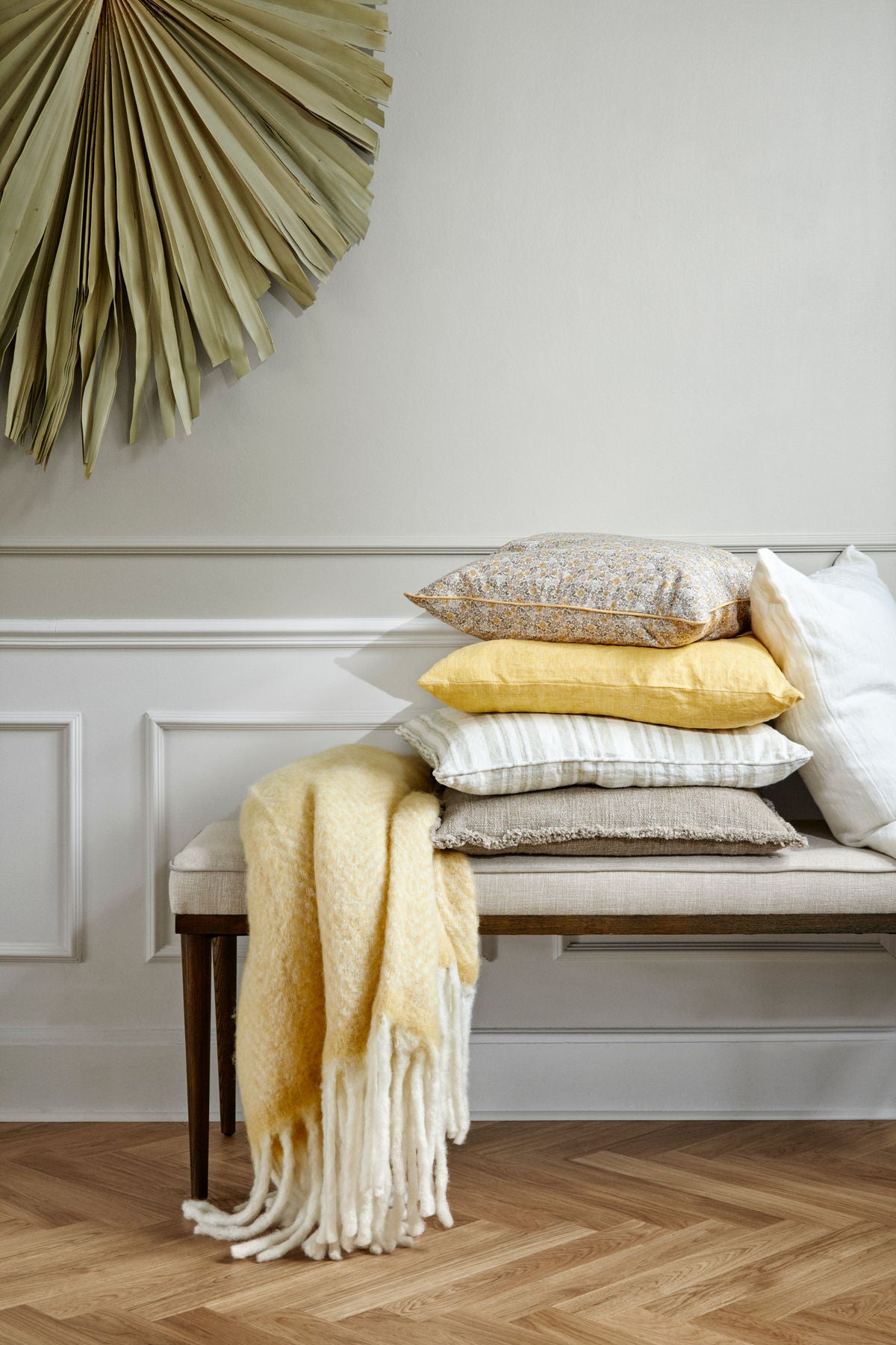 Cozy Living Luxury Light Linen Cushion Cover - IVORY